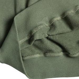 Sudadera con capucha de manga larga para hombre, traje de invierno con logotipo personalizado, patrón de Pekín sólido, teñido liso para uso relajado solamente - Product Image 5