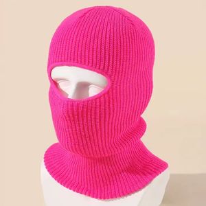 Wholesale Custom logo Beanie Hats Knit Full <b>Face</b> Cover Ski Mask Balaclava Ski Mask - Product Image 5