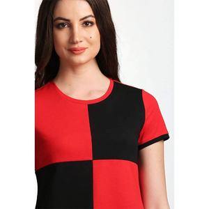 Camiseta de verano de gran tamaño para mujer, precio de fábrica, venta al por mayor, ropa de calle informal, Tops en blanco de moda para ropa informal, apliques - Product Image 2