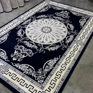 Alfombras Turcas Modernas de Polipropileno Tejidas a Máquina, Alfombras de Yute de Alta Calidad Resistentes a las Manchas, de Pelo Alto, Abstractas, para Dormitorio y Hogar - Product Image 1