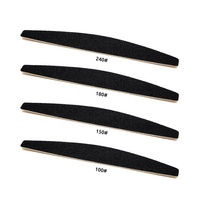 Vente en gros de lime à ongles réutilisable 100/150/180/240 avec logo personnalisé Fournitures pour ongles en gros pour base en métal