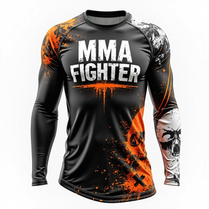 Rashguards de BJJ Premium para Sublimación, Personalizados, Impresión HD de Alta Calidad, Duraderos, Elásticos, Transpirables, Ligeros, Anti-UV, de Secado Rápido - Product Image 5