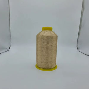 Fil de broderie textile SHREE VIDHATA JARI en nylon flexible, fil métallique M.G-5 110D pour couture lisse, professionnel pour vêtements - Product Image 1