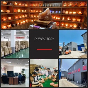 โคมไฟคริสตัลเกลือหิมาลัยธรรมชาติแบบ USB LED โคมไฟกลางคืนโคมไฟลาวาสำหรับห้องนอนข้างเตียงไฟ LED ตกแต่งคริสต์มาส - Product Image 4