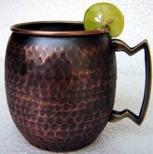 Nouveau Design Cuivre Moscow Mule Mug Fabriqué à la Main par des Tasses à Bière Indiennes Couleur Naturelle Boîte Cadeau Emballage Cuivre Bière Tankard - Product Image 5