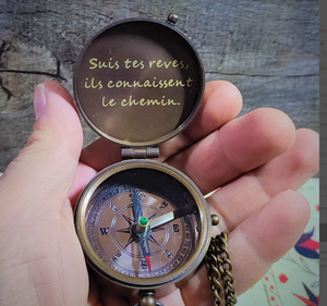 High QualityPersonalized <b>Compass</b>,Sundial <b>Compass</b>, Anniversary Gift, Husband Gifts, Couples Gift, Christmas GiftsHome Decor - Product Image 1