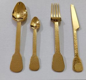 Couverts en laiton personnalisés pour la vaisselle, ustensiles de cuisine et articles de table polis à la main pour les fêtes - Product Image 1