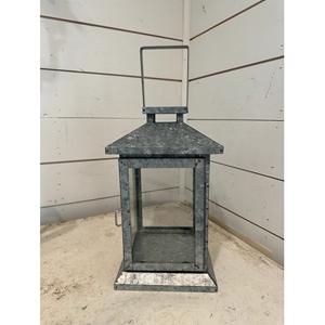 Linternas galvanizadas vintage con acabado plateado para el hogar y la boda, iluminación de mesa, decoración, linternas de velas - Product Image 3