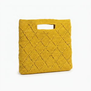 Woven Raffia <b>Straw</b> Casual <b>Tote</b> <b>Bag</b> Women Beach Handbag Open Top Large Capacity Summer Shoulder <b>Bag</b> - Product Image 2