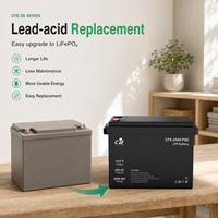Batterie LiFePO4 LFP CFE-1280 SE 12,8V 100Ah avec BMS IP65, 3000 cycles, pour onduleur Growatt, solaire marin et alimentation de secours solaire