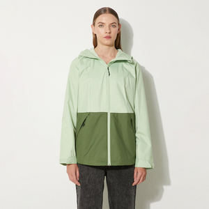 Chaqueta cortavientos de nailon con logotipo personalizado para mujer, ropa de trabajo bordada en todos los colores, forro de lino para otoño, venta al por mayor, 2025 - Product Image 1