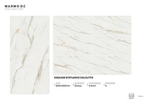 Carreaux en porcelaine aspect pierre grise moderne 600x1200, finition mate ou semi-brillante, carreaux robustes et durables pour les murs contemporains - Product Image 3