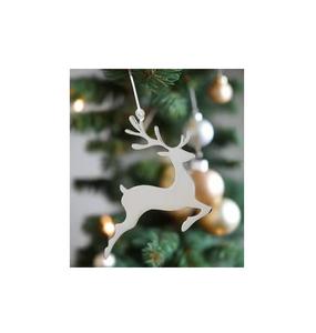 Ornements suspendus de Noël en métal pour décorer l'arbre de fête maison vacances idées de cadeaux faits à la main designs uniques - Product Image 1