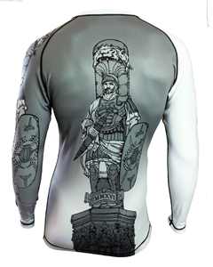 Personnalisez votre propre logo sur un rashguard à manches longues sublimé UPF50+ pour hommes, MMA, BJJ, rashguards MMA entièrement sublimés - Product Image 6