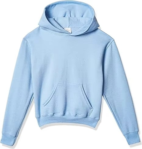Top Qualité Bleu Clair À Capuche 100% Coton Confortable Casual Wear En Gros Personnalisable Design Élégant Lavé Technique À Capuche - Product Image 1