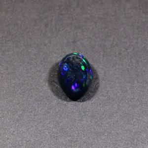 Ishu Gems - Ópalo Negro Natural de 14x10 mm, Cabujón Ovalado, 4.50 Quilates, Calidad AA, Australia, 1 Pieza de Piedra Preciosa Suelta para Joyería - Product Image 3