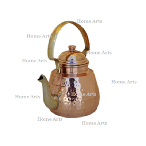 Tetera de cobre de calidad superior para servir té, último diseño, tetera Kahwa de forma redonda para uso en restaurantes y hoteles - Product Image 5