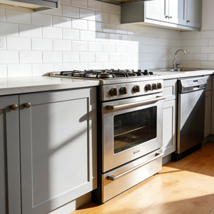 Four compact électrique en acier inoxydable Hyxion, design compact, <span class=keywords><strong>cuisinière</strong></span> à gaz pour petits appartements, système de four - Product Image 1