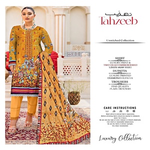 AF Fashion Brand Vestidos casuales de Invierno para mujer Staple Viscose Trajes de 3 piezas Cosido 10 dólares Volumen TEHZEEB - Product Image 3