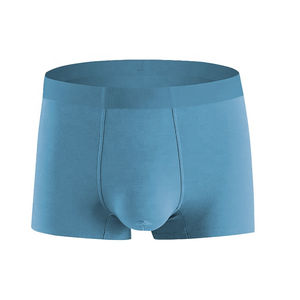 Custom Wholesale High Quality Mid-waist Cotton Spandex High-elastic Breathable Anti-Bacterial Quick Dry Boxer Briefs <b>Men's</b> - Product Image 5