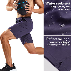 Fabricantes de cintura elástica Tallas grandes Hombres de secado rápido Joggers ligeros Pantalones cortos Casual Ropa cómoda Pantalones cortos Hombre - Product Image 4