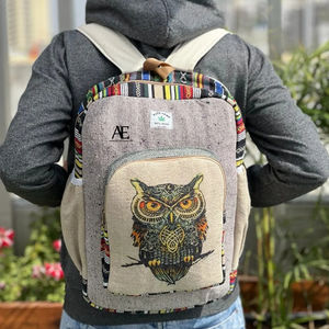 New Design Hemp <b>Laptop</b> Bags Sustainable <b>Backpacks</b> New Arrival Jute With Cotton Material Unisex Multi Uses Travel <b>Backpacks</b> - Product Image 1