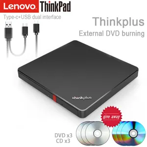 Lenovo TX800 Portable Slim USB2.0 CD DVD ROM DVD +/-RW Drive lettore di bruciatori per lettore sottile unità ottica per PC unità dvd esterna