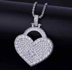 Collier Hip Hop en argent sterling de taille brillante avec diamant de laboratoire glacé en or 14 carats de luxe certifié IGI/EGL - Product Image 4