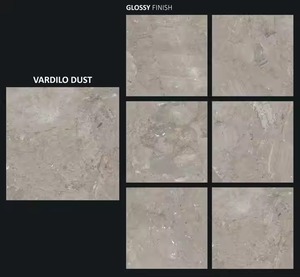 800x800mm Chine Onyx Pierre Dalle Naturelle Conception Brun Athènes Foncé Aspect Marbre Porcelaine Carreaux de Sol et Mur pour Revêtement de Sol - Product Image 4