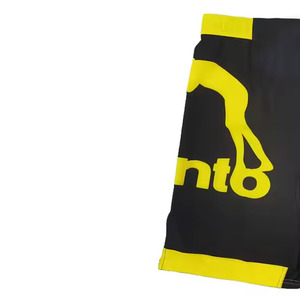 Shorts de bain pour hommes de qualité supérieure, noir et jaune, impression numérique, séchage rapide, sportifs, taille haute élastique, spandex, coupe-vent, imperméables - Product Image 6