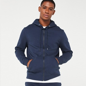 เสื้อฮู้ดดี้ผู้ชายผ้าฝ้ายคุณภาพสูง ซิปหน้า สั่งทำได้ ปักลายได้ เหมาะสำหรับออกกำลังกาย ผ้าฝ้ายผสมโพลีเอสเตอร์ เฟรนช์เทอร์รี่ สำหรับฤดูหนาว พร้อมป้ายแบรนด์ส่วนตัว - Product Image 1