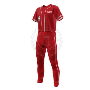 Último Diseño, Nuevo Estilo, Conjuntos de Uniformes de Béisbol Transpirables, Calidad Premium, Color Sólido, Colores Personalizados para Venta en Línea - Product Image 2