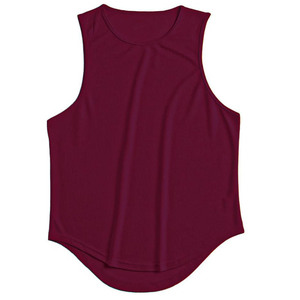 เสื้อกล้ามระบายอากาศลำลองสำหรับผู้ชายใส่สบายโลโก้แบบถักทอแบบถัก - Product Image 2