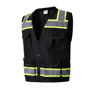 Logotipo personalizado Seguridad Chaleco DE SEGURIDAD Ropa reflectante Reflector Seguridad Hi Vis Chaleco con bolsillo Hi Vis Invierno - Product Image 1