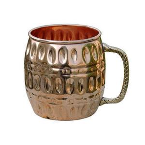 Taza de cobre de mula de Moscú de estilo europeo, mula grabada martillada a mano, logotipo de Color personalizado ecológico de 20oz para regalos de negocios - Product Image 5