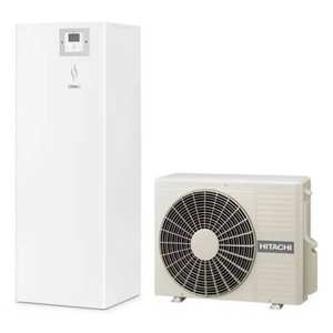 Sistema HVAC Doméstico Monofásico Hitachi Yutaki-S COMBI R32 de 8.6 kW con Tanque de Almacenamiento ACS de 220 L, Bomba de Calor Yutaki-S COMBI R32 de 8.6 kW - Product Image 1