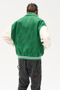 Logo personnalisé OEM vestes universitaires de baseball de haute qualité pour hommes manches longues vente en gros veste Letterman personnalisée pour homme 2025 - Product Image 5