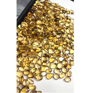 967 Uds cerveza Natural cuarzo 12mm a 20mm tamaño libre 8000 Cts lote amarillo Iroc ventas cabujón suelto piedra preciosa - Product Image 2