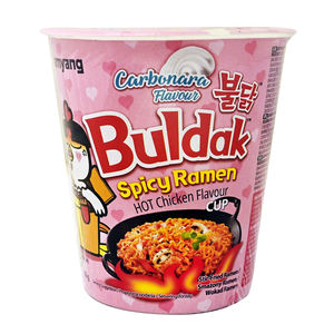 Nouilles coréennes épicées Samyang de qualité supérieure, saveur Carbonara, 70g, célèbres nouilles coréennes au goût Carbonara, meilleur prix - Product Image 1