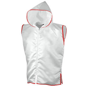 New Arrival Boxing <b>Sleeveless</b> Hoodies Solid Color Boxing <b>Sleeveless</b> <b>Hoodie</b> by Player Styles - Product Image 5
