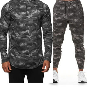 Trajes Deportivos Personalizados de Alta Calidad OEM, 100% Algodón, Invierno, Ecológicos, Gruesos, para Gimnasio, Camuflaje, Pakistán - Product Image 1