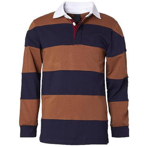 Camiseta de Rugby de Manga Corta para Hombre, 100% Algodón de Alta Calidad, Cómoda, Transpirable, para Uso Diario, Exterior, Secado Rápido - Product Image 1