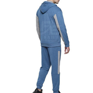 Chándal personalizado para hombre, conjunto de 2 piezas, chaqueta con cremallera completa y pantalones de Jogger para entrenamiento, correr o uso diario - Product Image 5