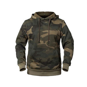 Sudadera con Capucha Impermeable de Camuflaje para Hombre, Diseño Único, Mezcla de Algodón, Cortavientos, con Cremallera Abierta, para Caza, en Venta - Product Image 3
