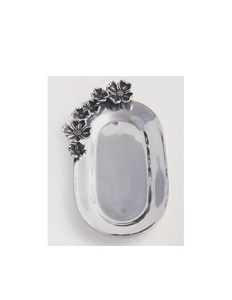 Bandeja DE SERVICIO DE ACERO INOXIDABLE adecuada para uso en oficina, despensa, aperitivos, café, té, servicio de galletas, recepción de invitados - Product Image 1