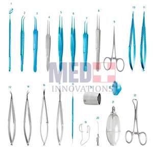 Instrumental Quirúrgico para Trasplante de Córnea, Set de Cirugía Oftálmica, Instrumentos de Oftalmología - Product Image 3