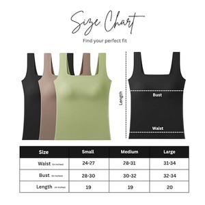 Couleur personnalisée femmes été léger coupe ajustée séchage rapide respirant écologique extensible grande taille débardeurs courts 100% - Product Image 5