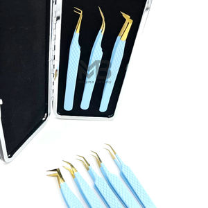 Nouvelle Collection 2026 Instruments de Beauté Magma – Pinces à Cils Tendance en Acier Inoxydable avec Logo Personnalisé pour Extensions de Cils – Emballage Complet - Product Image 2