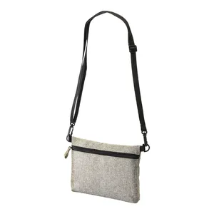 Borsa Promozionale Personalizzabile in Tessuto Melange 600D, Borsa a Tracolla Personalizzabile per Gadget - Product Image 6