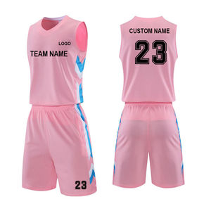 Ensemble de shorts et de maillots d'entraînement de basket-ball, tissu respirant à séchage rapide, vente en gros - Product Image 2
